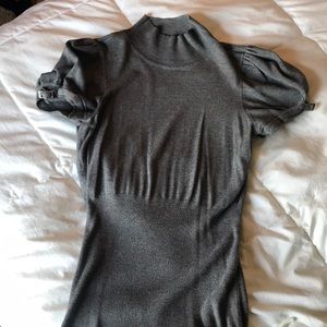 Express - Short sleeve mock neck sweater